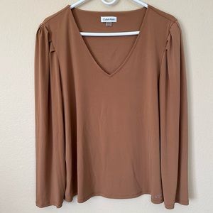 Calvin Klein Women’s Long-sleeves Top, XL